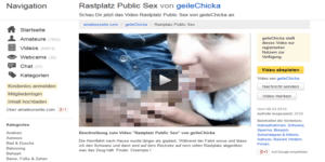 Rastplatz Public Sex