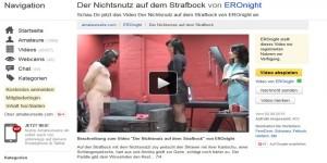 auf dem strafbock